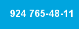 924 765-48-11 924 765-48-11